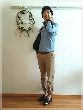 「OLIVE des OLIVE（オリーブデオリーブ）のアイテム」を使った、でーち。さん（メンズ・180cm）の秋コーディネート