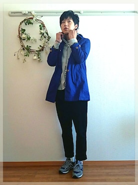 「BACK NUMBER（バックナンバー）のアイテム（その他アウター）」を使った、でーち。さん（メンズ・180cm）の秋コーディネート