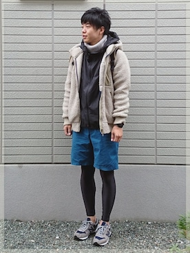 「HELLY HANSEN（ヘリーハンセン）のアイテム（その他アウター）」を使った、でーち。さん（メンズ・180cm）の冬コーディネート