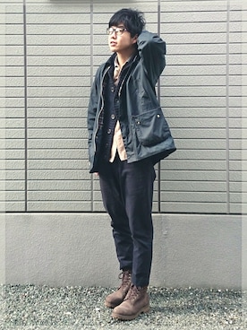 でーち。さん（メンズ・180cm）の冬コーディネート