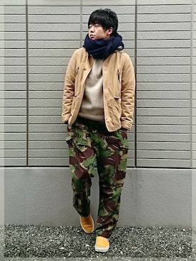 でーち。さん（メンズ・180cm）の冬コーディネート