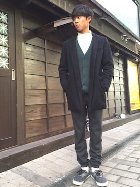 Yさん（メンズ・170cm）の冬コーディネート