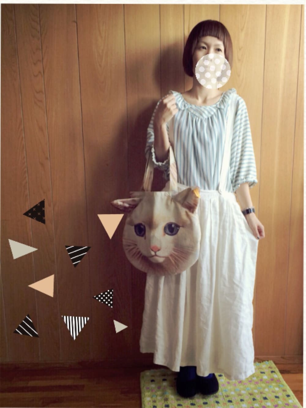 「WEAR BOOK CAFE、たそがれてる」｜「絵本のおまえうまそうだな（本、その他）」を使った、ゆきんこさん（レディース・155cm）の秋コーディネートの1枚目の写真
