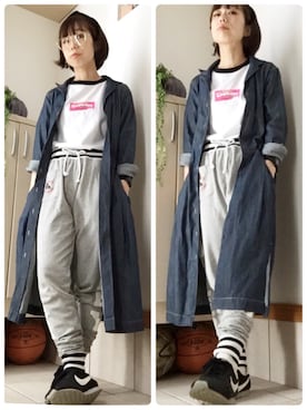 「SHIPS JET BLUE（シップスジェットブルー）のアイテム（シューズ）」を使った、hoyanさん（レディース・151cm）の春コーディネート