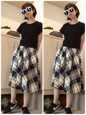 「SHIPS JET BLUE（シップスジェットブルー）のアイテム（シューズ）」を使った、hoyanさん（レディース・151cm）の夏コーディネート