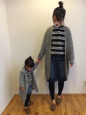 memetaroさん（キッズ・90cm）の冬コーディネート