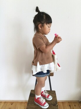 memetaroさん(キッズ・90cm)の夏コーディネート