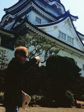 「BROWNY（ブラウニー）のアイテム（バッグ）」を使った、kaz.さん（メンズ・175cm）の秋コーディネート