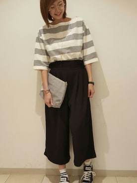 「CONVERSE（コンバース）のconverse（コンバース） ALL STAR OX（オールスターOX）（スニーカー）」を使った、maaiさん（レディース・160cm）の春コーディネート