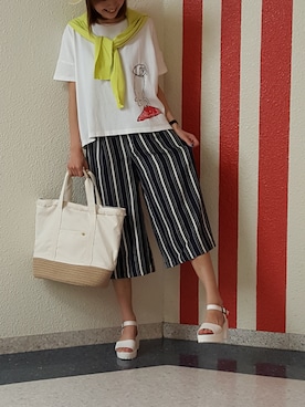 「ASZAKKA（アザッカ）のアイテム（バッグ）」を使った、maaiさん（レディース・168cm）の春コーディネート