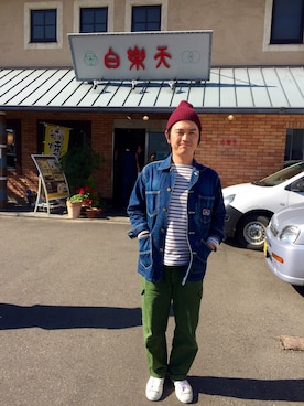 「BEAMS BOY（ビームスボーイ）のアイテム（ジャケット/アウター）」を使った、マービーさん（メンズ・167cm）の秋コーディネート