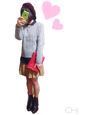 よしかわさん（レディース・153cm）の秋コーディネート