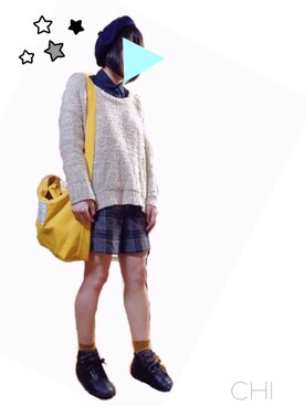 よしかわさん（レディース・153cm）の秋コーディネート