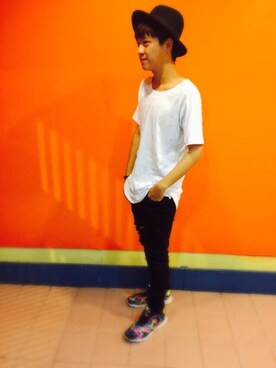 「hat」｜アキラさん（メンズ・173cm）の春コーディネート