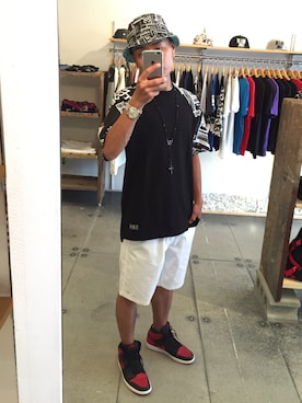 「BLACK SCALE（ブラックスケール）のアイテム（アクセサリー）」を使った、ruuさん（メンズ・172cm）の春コーディネート