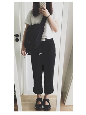 「MONKI」｜juneさん（レディース・154cm）の秋コーディネート