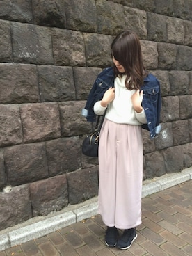 「NIKE INTERNATIONALIST」｜yukaさん（レディース・165cm）の冬コーディネート