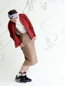 「PAR ICI」｜「アイテム（ブルゾン）」を使った、Aさん（レディース・158cm）の秋コーディネート