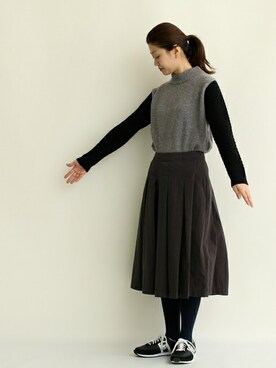 Aさん（レディース・158cm）の冬コーディネート