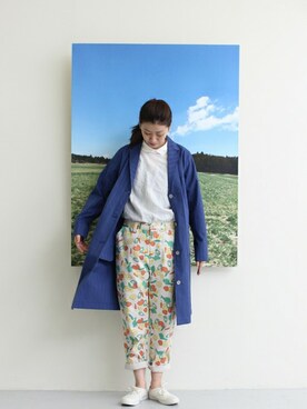 「PAR ICI」｜「アイテム（その他アウター）」を使った、Aさん（レディース・158cm）の冬コーディネート