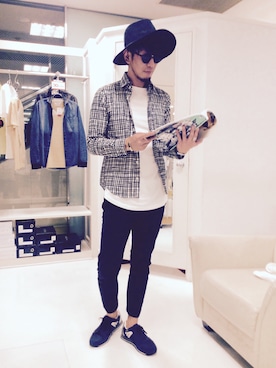 Shouichirou Kazimaさん（メンズ・175cm）の秋コーディネート