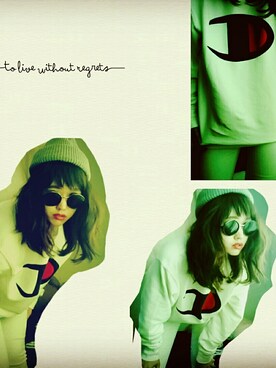 「SLY（スライ）のアイテム（ファッション雑貨、ブラック系）」を使った、mi.asaさん（レディース・163cm）の秋コーディネート