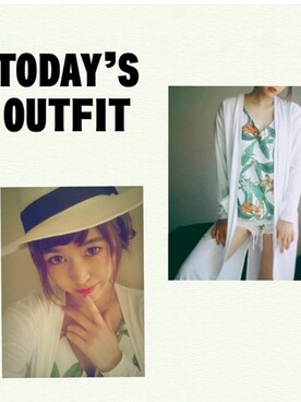 「MURUA（ムルーア）のアイテム（トップス、グリーン系）」を使った、mi.asaさん（レディース・163cm）の秋コーディネート