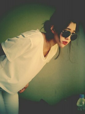 「SLY（スライ）のアイテム（ファッション雑貨、ブラック系）」を使った、mi.asaさん（レディース・163cm）の秋コーディネート