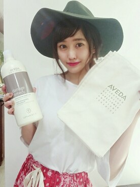 「MOUSSY（マウジー）のアイテム（帽子、グリーン系）」を使った、mi.asaさん（レディース・163cm）の秋コーディネート