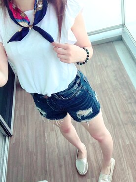 まさるさん(レディース・156cm)の夏コーディネート