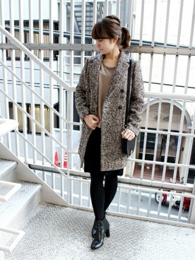 haruさん（レディース・163cm）の冬コーディネート