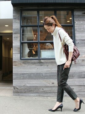 haruさん（レディース・163cm）の冬コーディネート