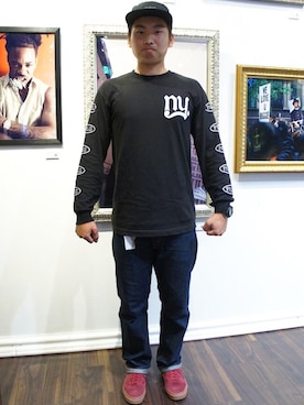 「PRIVILEGE（プリビレッジ）のアイテム」を使った、ほっしゃん。さん（メンズ・170cm）の秋コーディネート