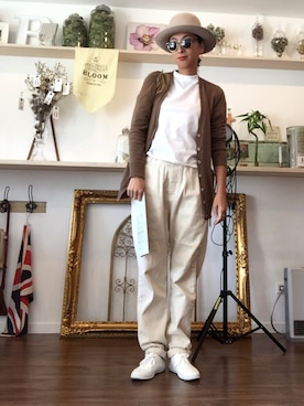 咲子さん（レディース・166cm）の春コーディネート