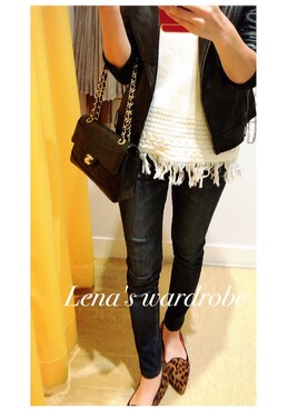 「Sword Fish（ソードフィッシュ）のアイテム」を使った、renaconaさん（レディース・155cm）の秋コーディネート