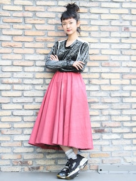 コムデギャルソン スカート BLACKコムデギャルソン 袖付きフレア