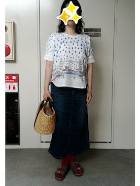 「KILKI（キルキー）のアイテム」を使った、亀子さん（レディース・162cm）の夏コーディネート