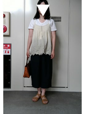 亀子さん（レディース・162cm）の夏コーディネート