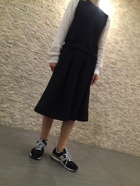 「JAMES PERSE（ジェームスパース）のアイテム（シャツ/ブラウス）」を使った、chizuさん（レディース・160cm）の秋コーディネート