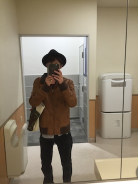 「BACK NUMBER（バックナンバー）のアイテム（その他アウター）」を使った、カープ拓Ｃさん（メンズ・171cm）の秋コーディネート