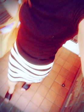 「アイテム（トートバッグ、オレンジ系）」を使った、me☺︎さん（レディース・163cm）の夏コーディネート