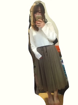 「Heather（ヘザー）のアイテム（ブーツ）」を使った、獏さん（レディース・153cm）の春コーディネート
