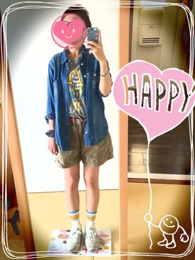 みりんさん(レディース・154cm)の春コーディネート