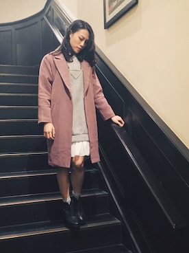 「I.Tのアイテム（ワンピース/ドレス）」を使った、Joemarylhyさん（レディース・160cm）の冬コーディネート