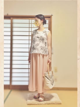 サンダルを使った ピンクのワンピース のコーディネート一覧 Wear