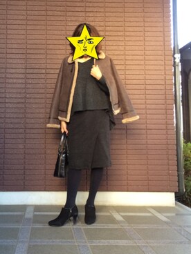 ruruさん（レディース・158cm）の冬コーディネート
