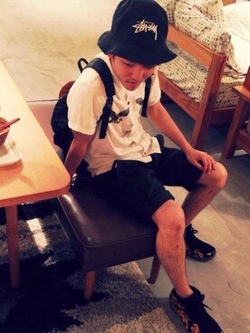 「#supreme」｜Uさん（メンズ・165cm）の夏コーディネート