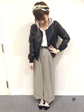 「ページボーイ」｜52tanさん（レディース・154cm）の冬コーディネート