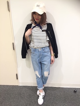 52tanさん（レディース・154cm）の春コーディネート