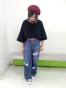 「ページボーイ」｜52tanさん（レディース・154cm）の夏コーディネート